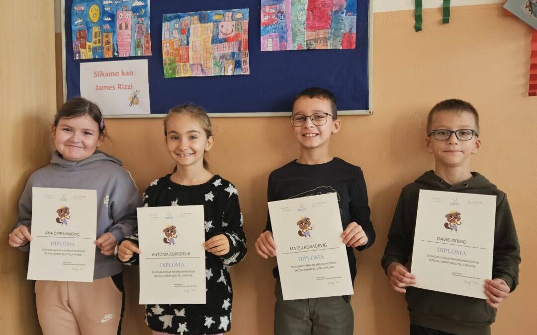 Učenici 1. razreda sudjelovali na natjecanju Dabar