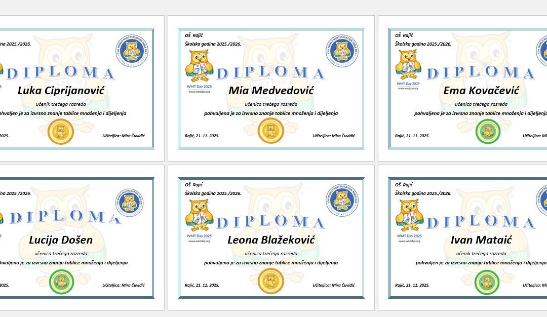 Svjetski dan tablice množenja