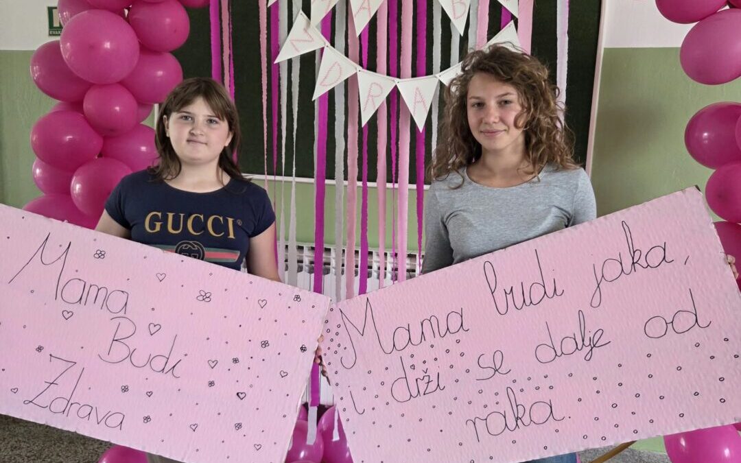 Ružičasti listopad u OŠ Rajić – „Mama, budi zdrava!”